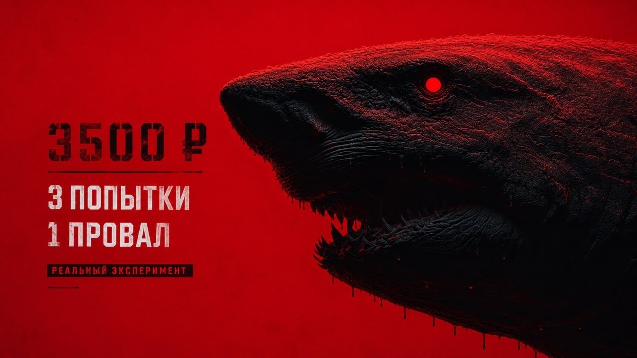 3500 рублей, три попытки и один гарантированный провал